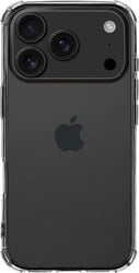 Taktické TPU puzdro Plyo pre Apple iPhone 17 Pro/18 Pro – priehľadné