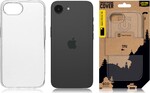 Taktické TPU puzdro pre Apple iPhone 16e/17e, priehľadné