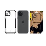 Taktický kryt Quantum Stealth pre Apple iPhone 15 Plus číry/čierny
