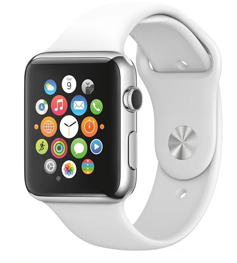 Taktický silikónový remienok pre Apple Watch 1/2/3/4/5/5/6/7/8/SE 38/40/41 mm White - White