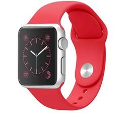 Taktický silikónový remienok pre Apple Watch 4 44 mm Red - Red