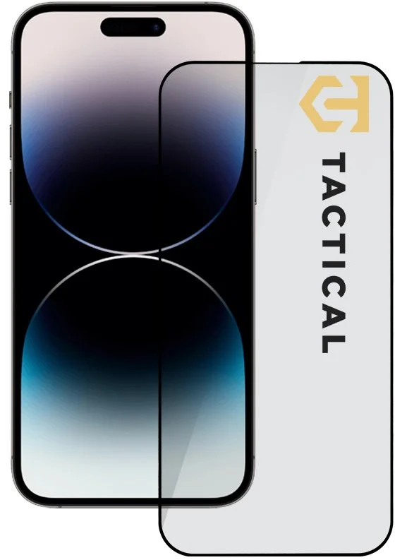 Taktický sklenený štít 5D sklo pre Apple iPhone 14 Pro Max Black