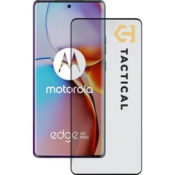 Taktický sklenený štít 5D sklo pre Motorola Edge 40 Pro Black