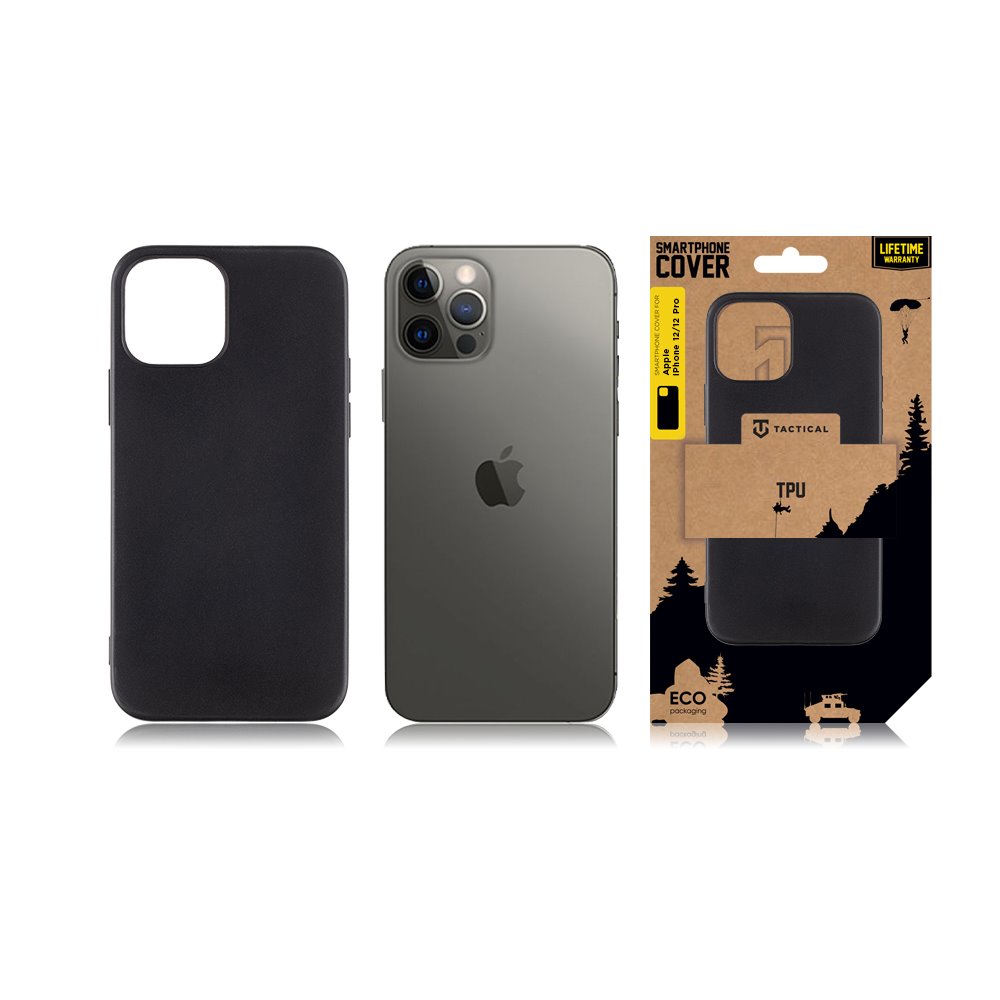 Taktický TPU kryt pre Apple iPhone 12/12 Pro Black