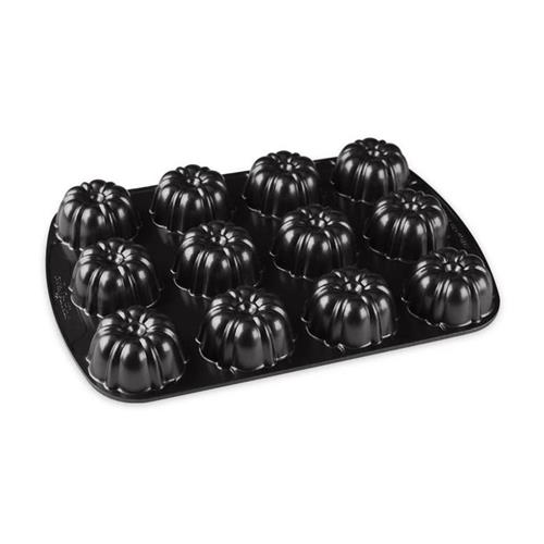 Tanier Nordic Ware Brownie s 12 formičkami, 24 x 34 cm, grafit