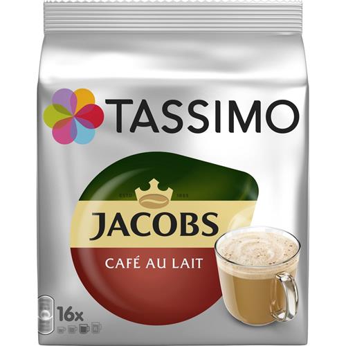 Tassimo Jacobs Cafe Au Lait 16 nápojov TASSIMO CAFE AU LAIT