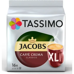TASSIMO Kapsle pro esspressa Caffe Crema XL, 16 ks