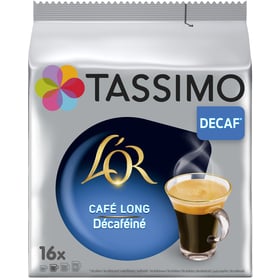 TASSIMO Kapsle pro nespresso Lungo Decaf - bezkofeinová, 16 ks