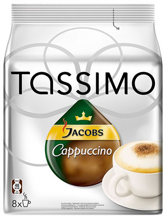 TASSIMO Kapsule Jacobs Krönung Cappuccino 8ks TASSIMO Cappuccino