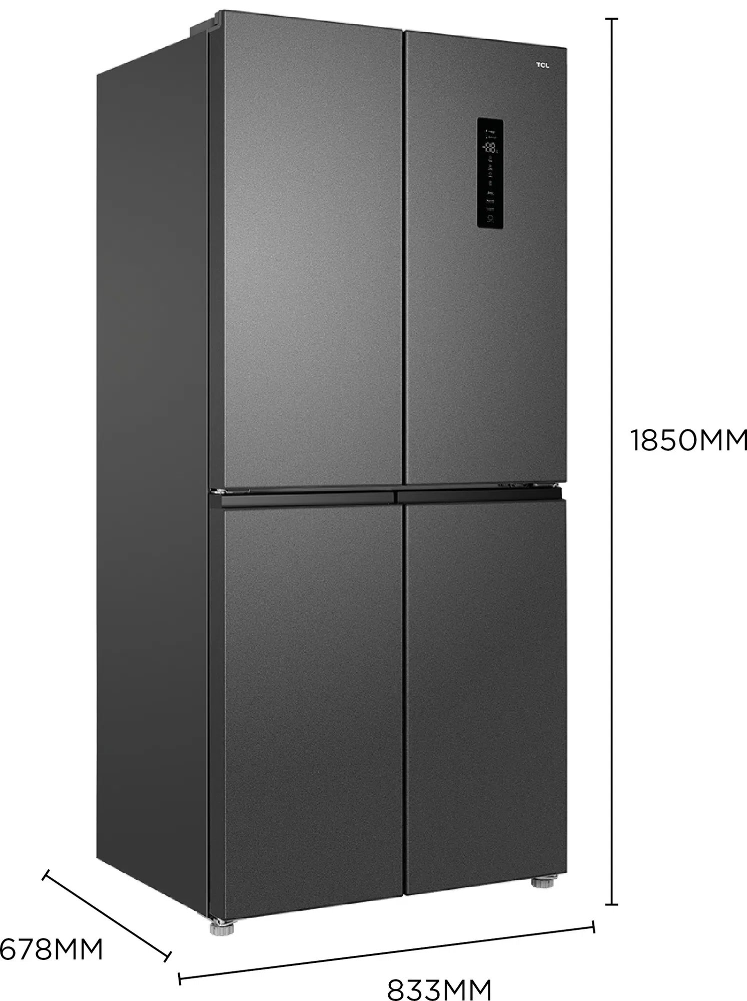 TCL RP470CSE1 Americká lednice