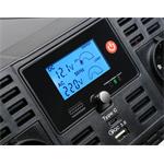 Technaxx měnič napětí 2000W, DC 12V na 2xUSB a 2x230V, čistý sinus (TE22)
