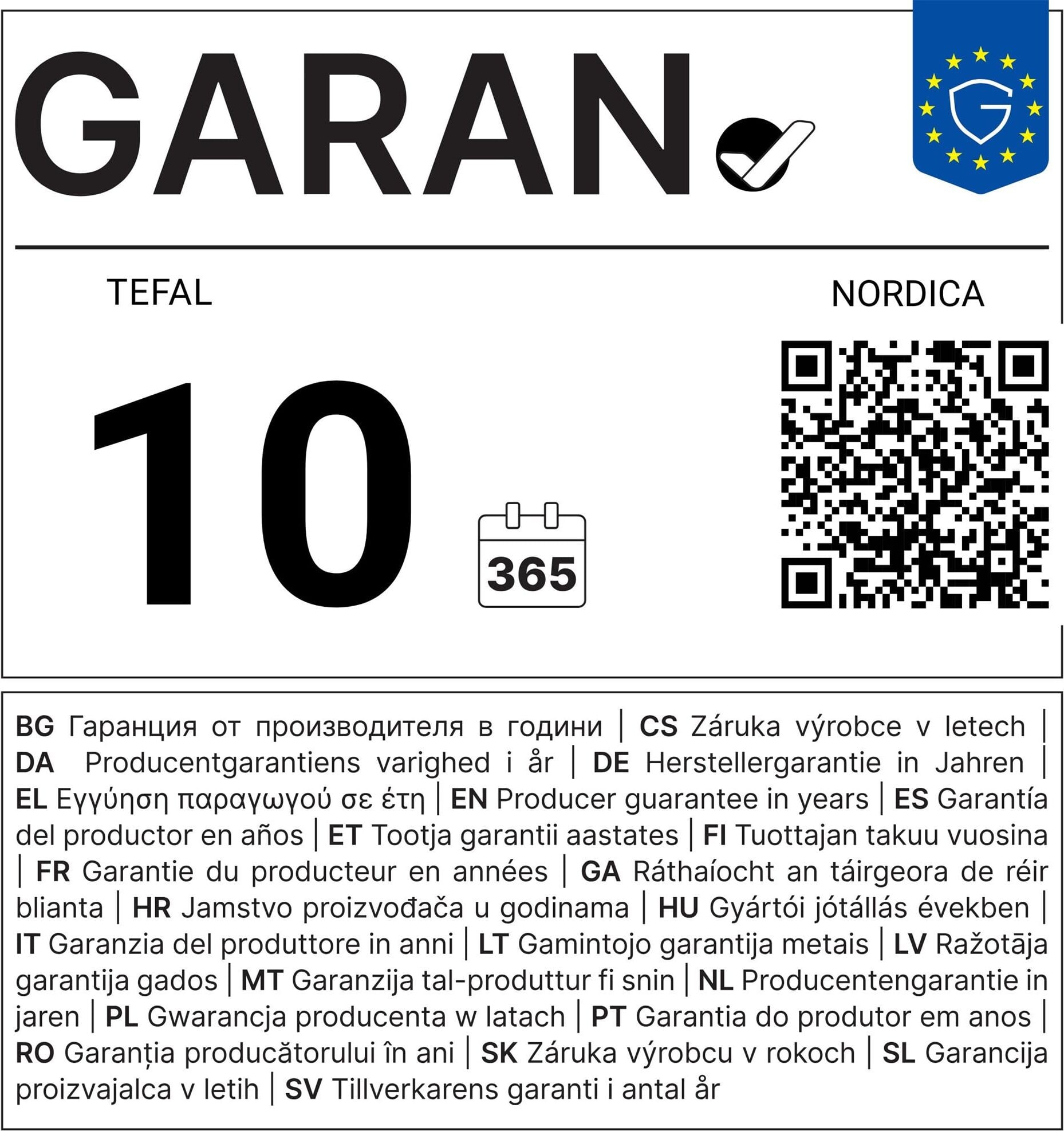 Tefal H852SA56 Nordica