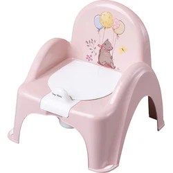 Tega Baby Hrající dětský nočník s poklopem Medvídek růžový