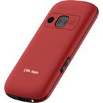 Telefon CPA Halo 21 Senior červený s nabíjecím stojánkem