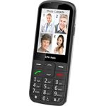 Telefon CPA Halo 28 Senior černý s nabíjecím stojánkem