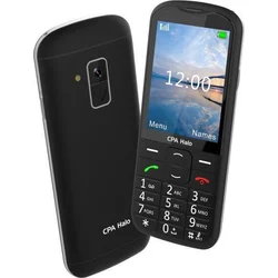 Telefon CPA Halo 28 Senior černý s nabíjecím stojánkem
