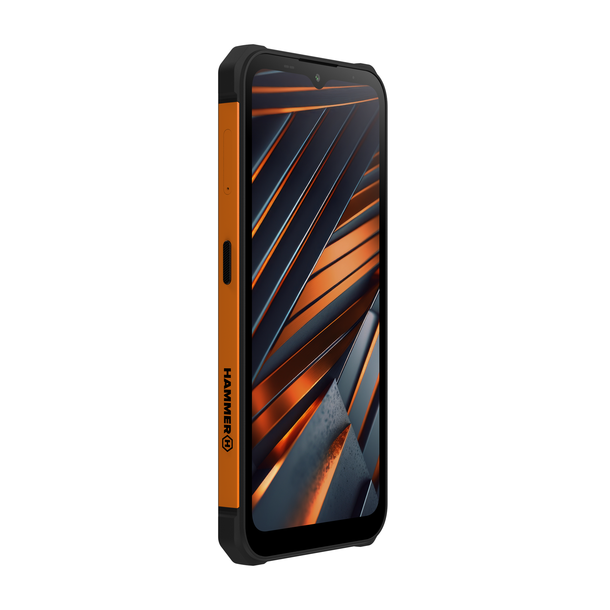 Telefón myPhone Hammer Iron Va v oranžovej farbe