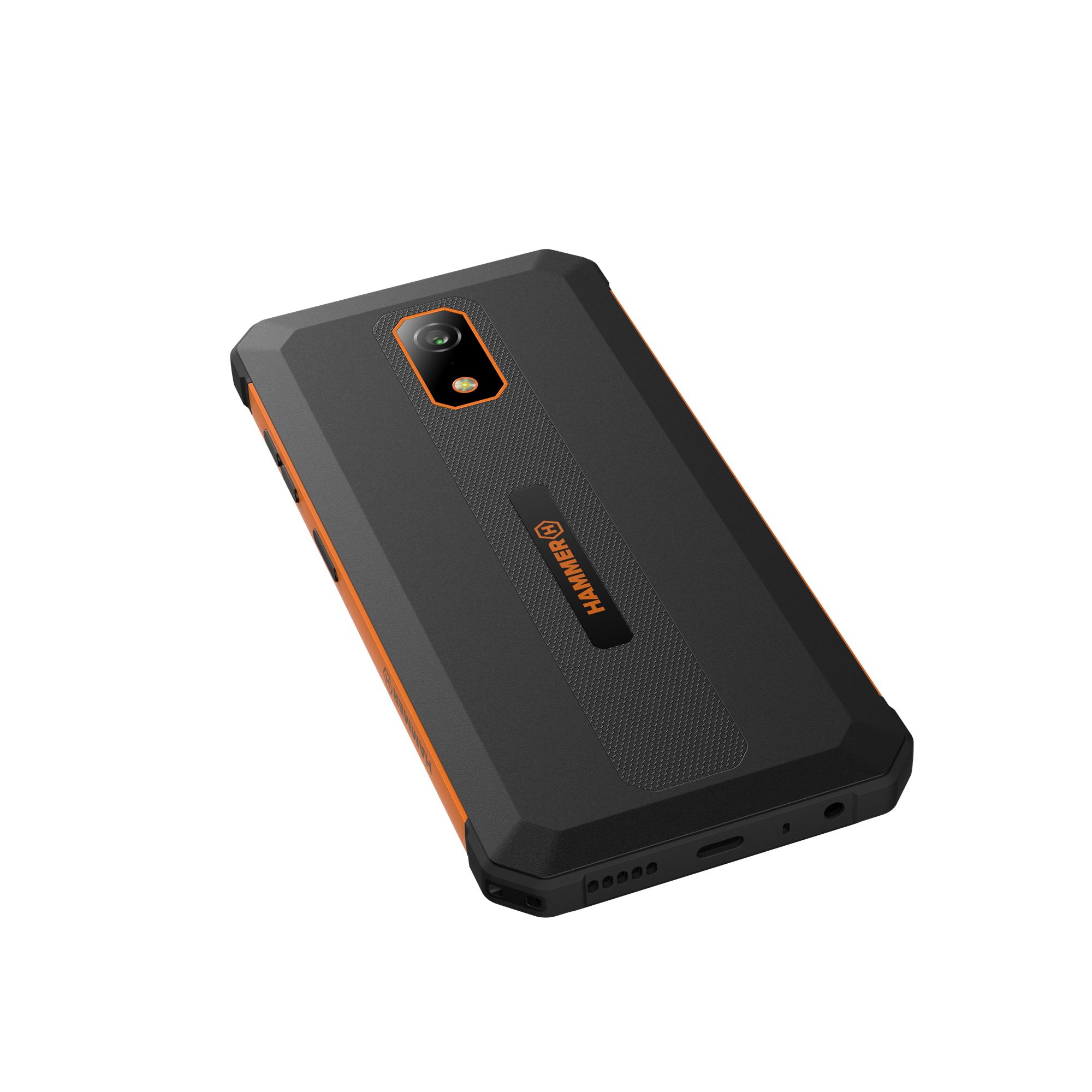 Telefón myPhone Hammer Iron Va v oranžovej farbe