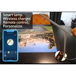 Tellur Smart Light WiFi stolní lampa s nabíječkou, bílá