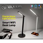 Tellur Smart Light WiFi stolní lampa s nabíječkou, černá