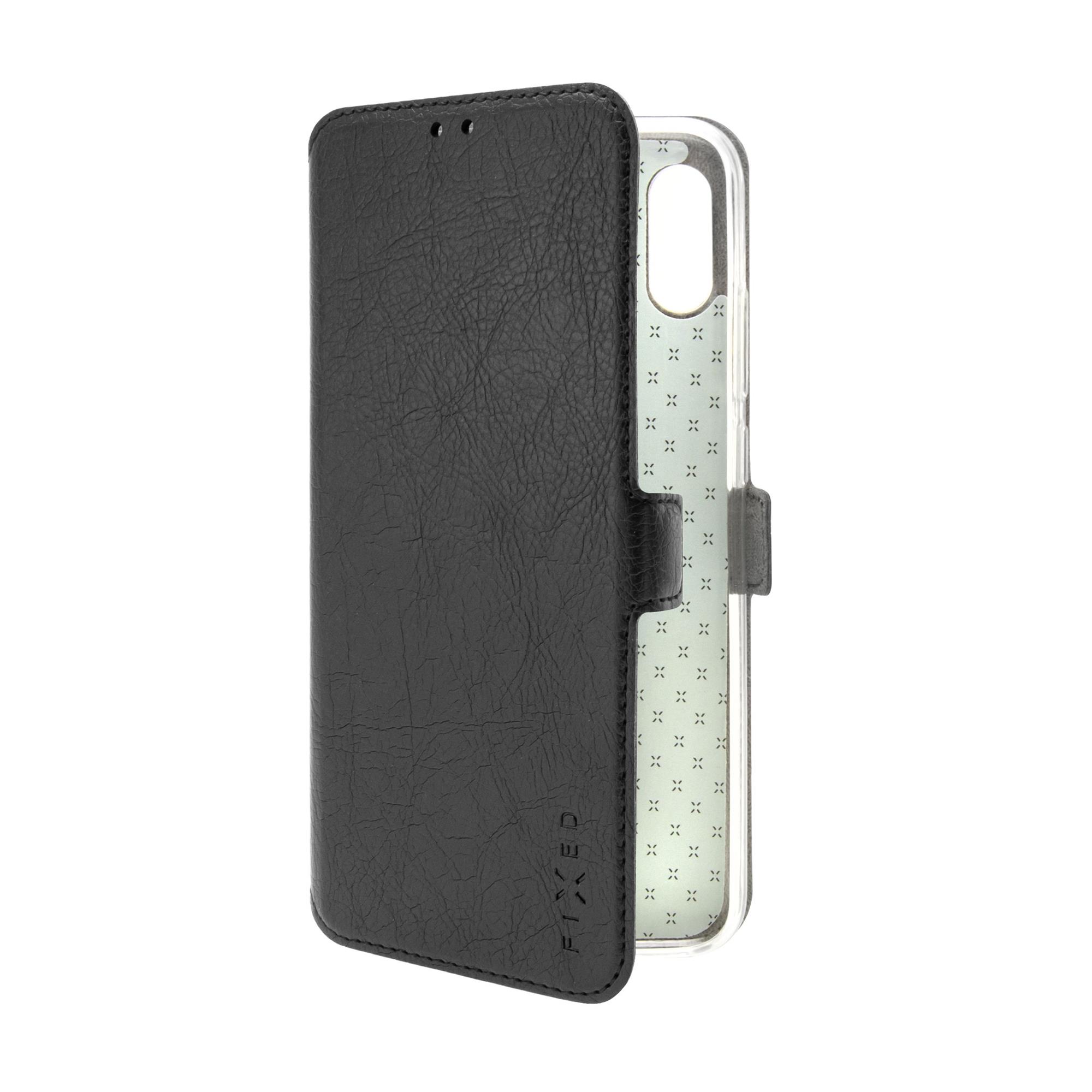 Tematické puzdro typu kniha pre Motorola Moto G Play (2021), čierne
