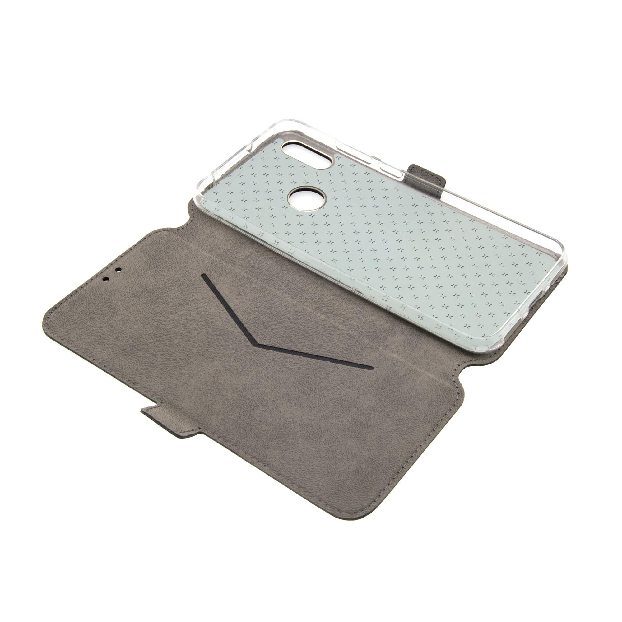 Tenké pouzdro typu kniha FIXED Topic pro Xiaomi Redmi 12C, černé