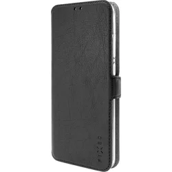 Tenké pouzdro typu kniha FIXED Topic pro Xiaomi Redmi Note 9, černé FIXTOP-517-BK