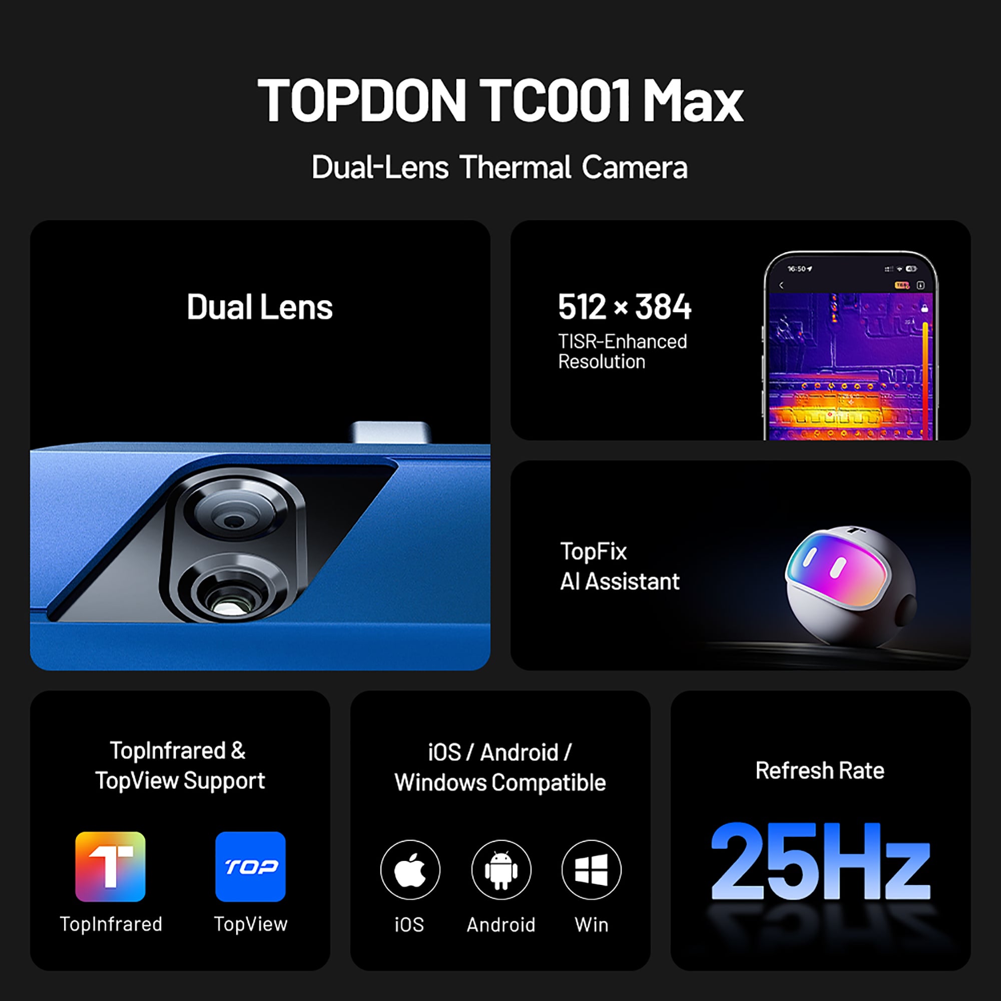 Termokamera TOPDON TC001 Max