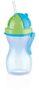 Tescoma Dětská láhev s brčkem BAMBINI 300 ml, modrá