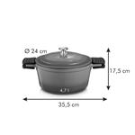 Tescoma Kastról BORDEAUX s pokrievkou, 24 cm, 4,7 l