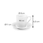 Tescoma Šálek na espresso s podšálkem myCOFFEE, 6 ks, Pastels  