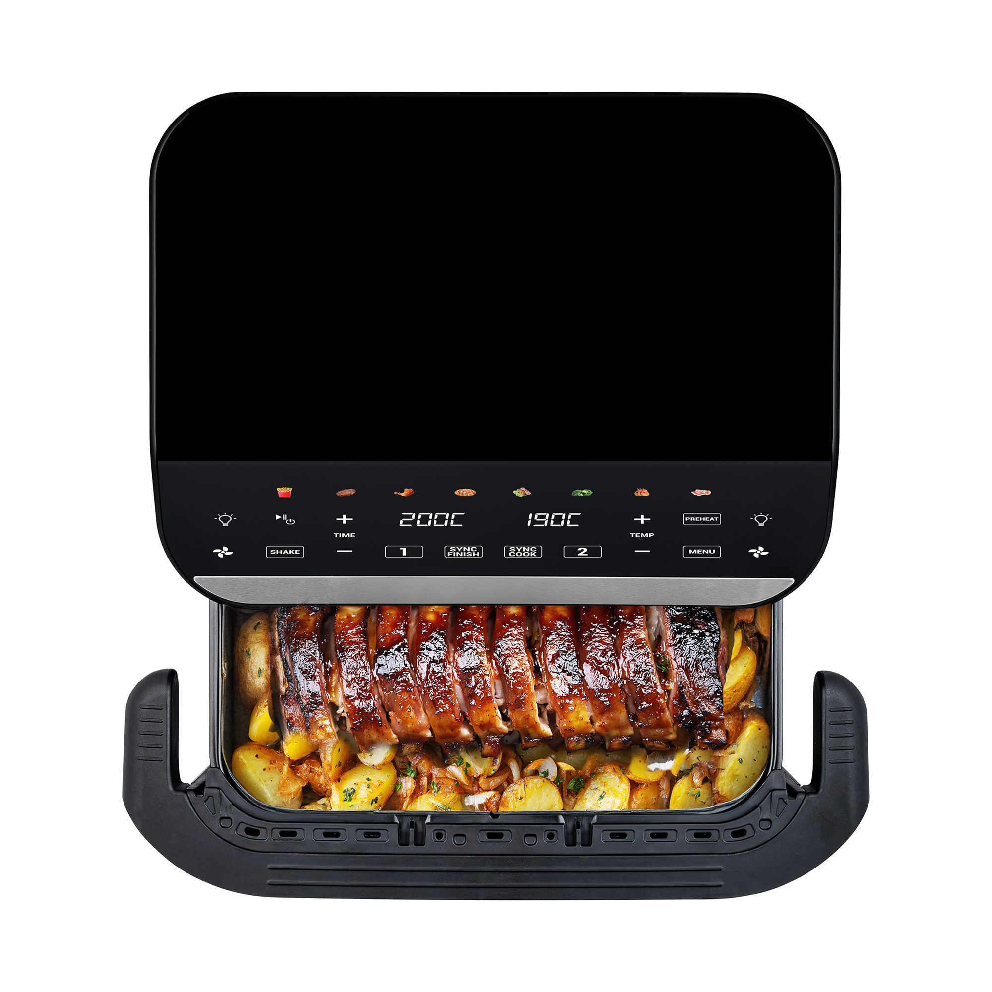 TESLA AirCook DualHeat QD575 XXL duální horkovzdušná fritéza