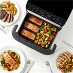 TESLA AirCook DualHeat QD575 XXL dvojitá teplovzdušná fritéza
