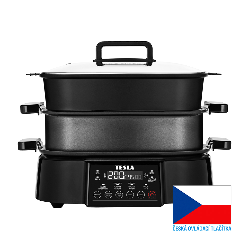 TESLA MultiCook M90 Grill - multifunkční elektrický hrnec