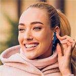 TESLA SOUND EB10 bezdrátová Bluetooth sluchátka, Metallic Blue