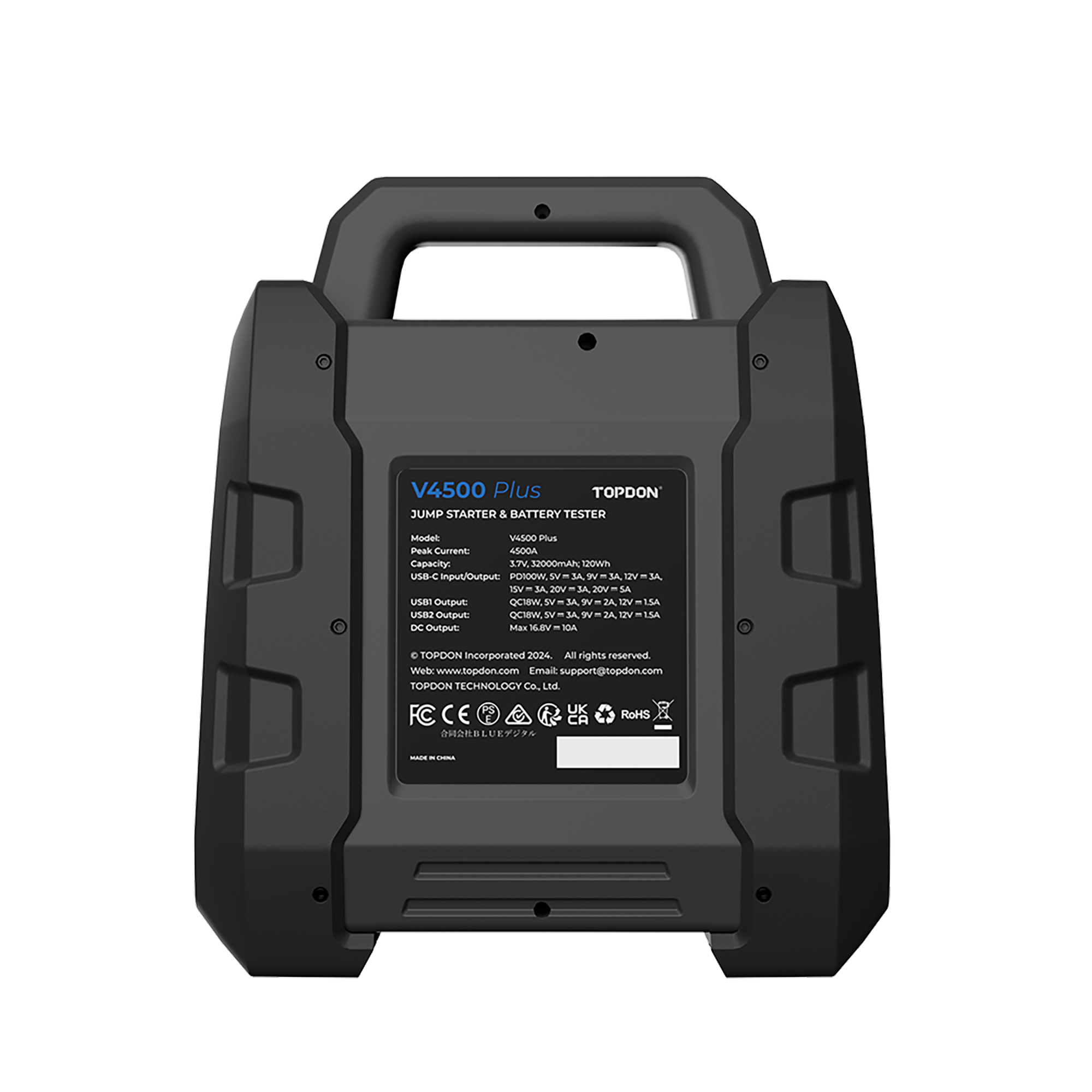 Tester štartéra a autobatérie TOPDON V4500Plus