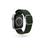 Textilný pletený remienok Epico pre Apple Watch 38/40/41 mm - olivovo zelený