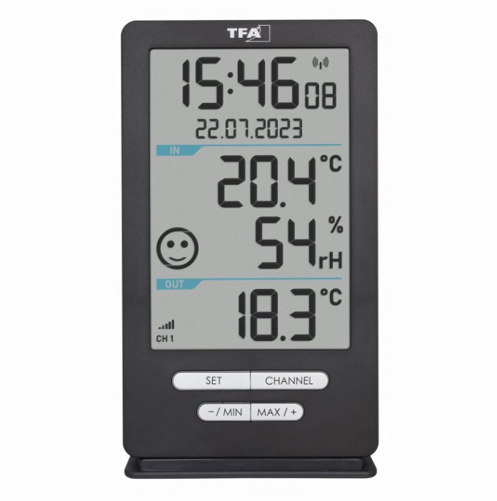 TFA 30.3074.10 - Bezdrôtový teplomer XENA HOME