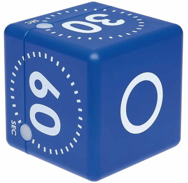 TFA 38.2036.06 - Digitálny časovač CUBE - modrý
