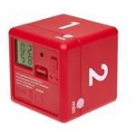 TFA 38.2039.05 - Digitálny časovač CUBE - červený