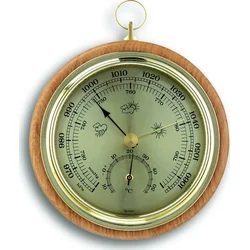 TFA 45.1000.05 - Barometer s teplomerom 108 mm na zavesenie - buk