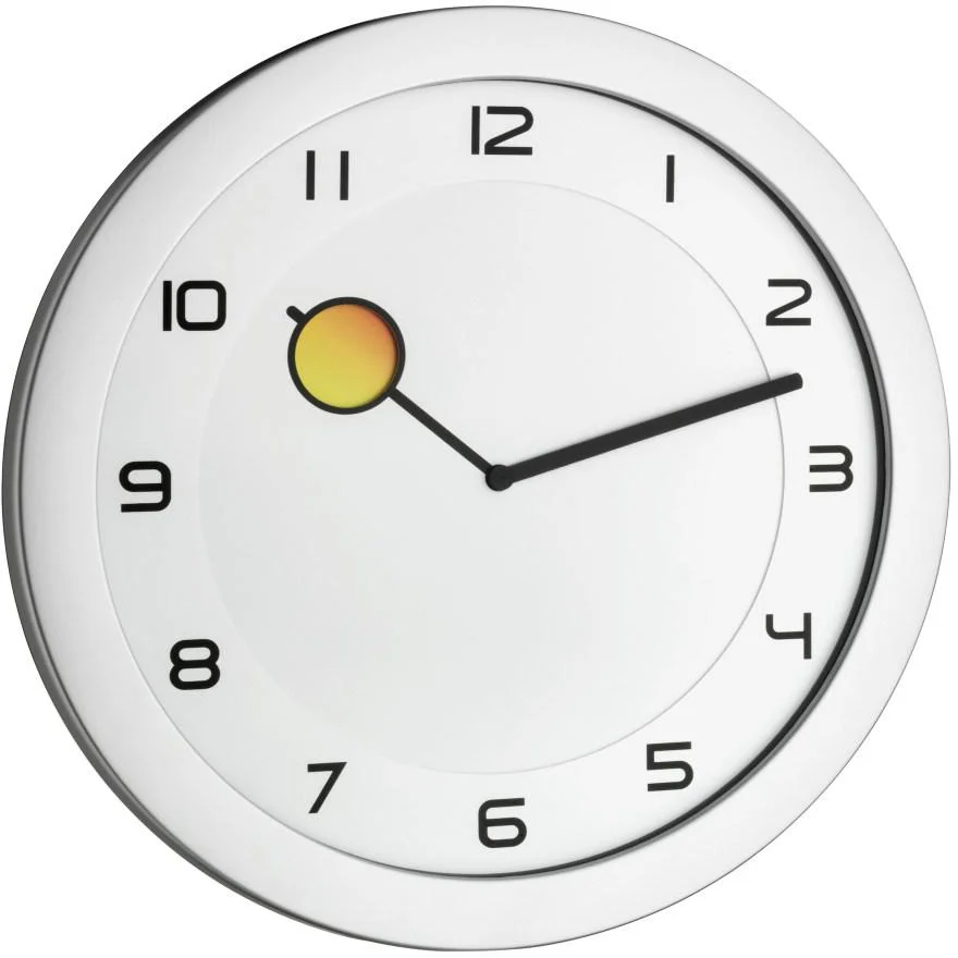 TFA 60.3028.54 - Nástenné hodiny meniace farbu