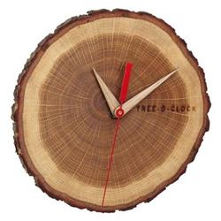 TFA 60.3046.08 - Nástěnné hodiny z dubového dřeva Tree-o-clock
