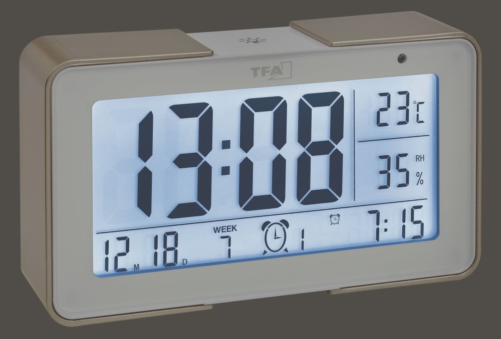 TFA rádiem řízený budík 60.2540.53 Melody