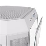 THERMALTAKE Case The Tower 600, ATX, Průhledná bočnice, 2x 140mm Fan, bílá