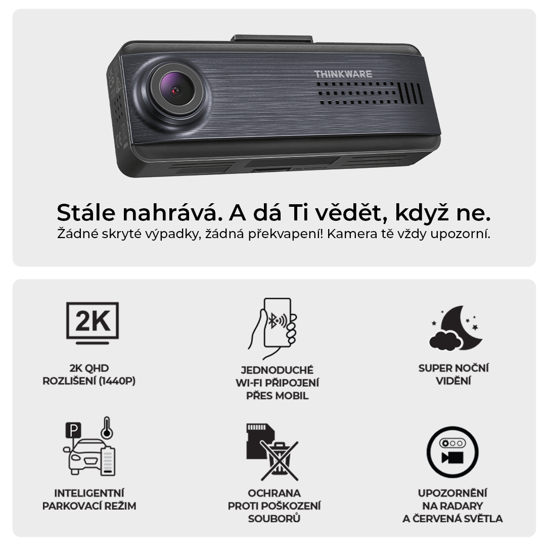 Thinkware Q200, čierna