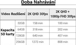 Thinkware Q850 Autokamera 2K WiFi GPS BT Hotspot, černá