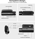 Thinkware Q850 Autokamera 2K WiFi GPS BT Hotspot, čierna