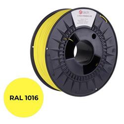 Tisková struna (filament) C-TECH PREMIUM LINE, PETG, sírová žlutá, RAL1016, 1,75mm, 1kg