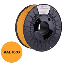 Tisková struna (filament) C-TECH PREMIUM LINE, PLA, signální žlutá, RAL1003, 1,75mm, 1kg
